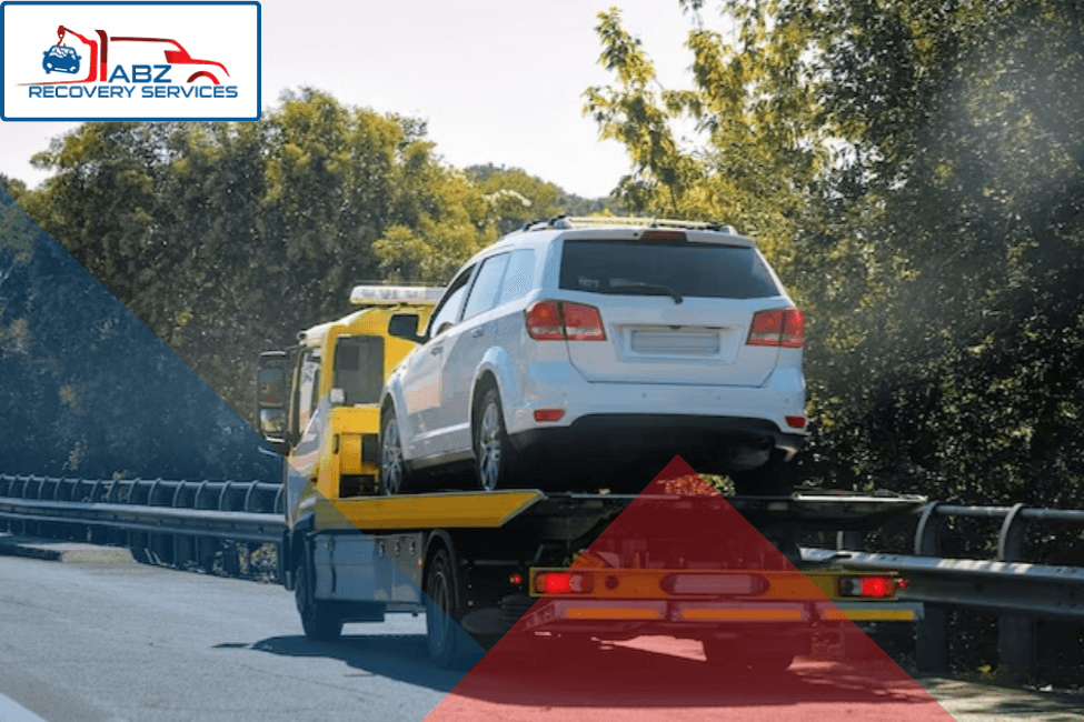 ABZ Recovery Services - Recovery Truck Birmingham - Truck towing damaged car
